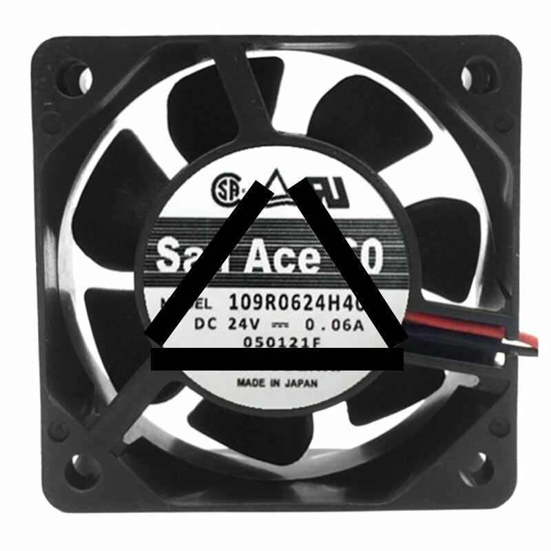 Sanyo Denki 109R0624H402 DC 24V 0.06A 6025 Axial Cooling Fan