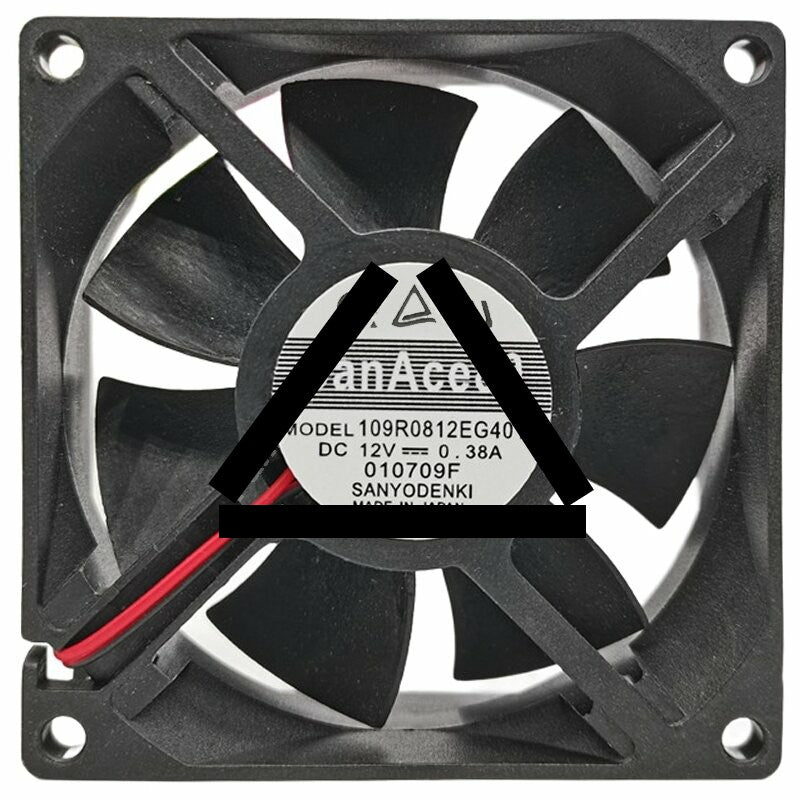 Sanyo Denki 109R0812EG401 DC 12V 0.38A 8025 Axial Cooling Fan