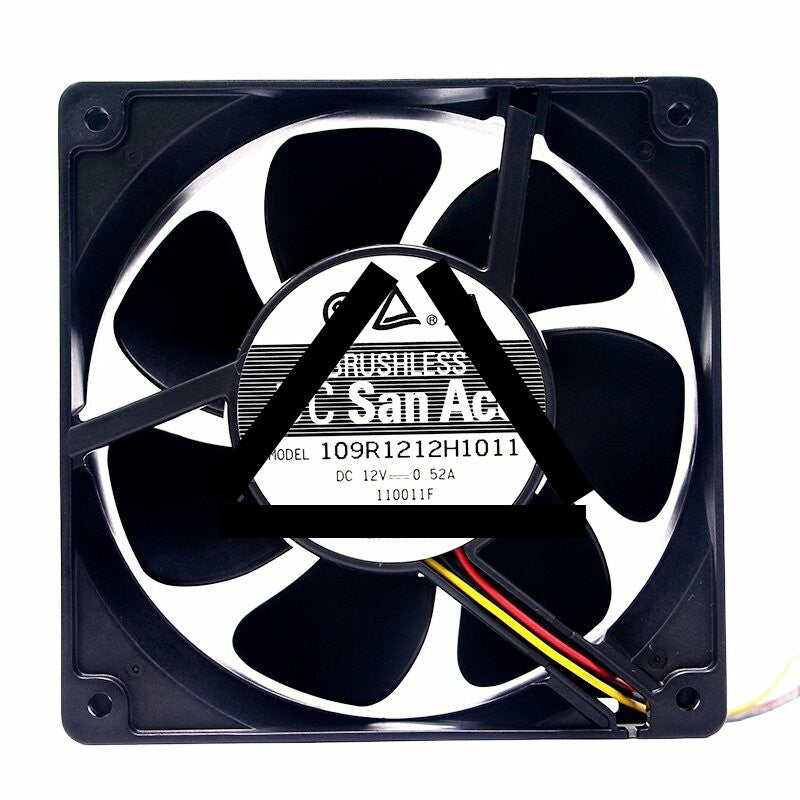 Sanyo Denki 109R1212H1011 DC 12V 0.52A 12038 Axial Brushless Cooling Fan