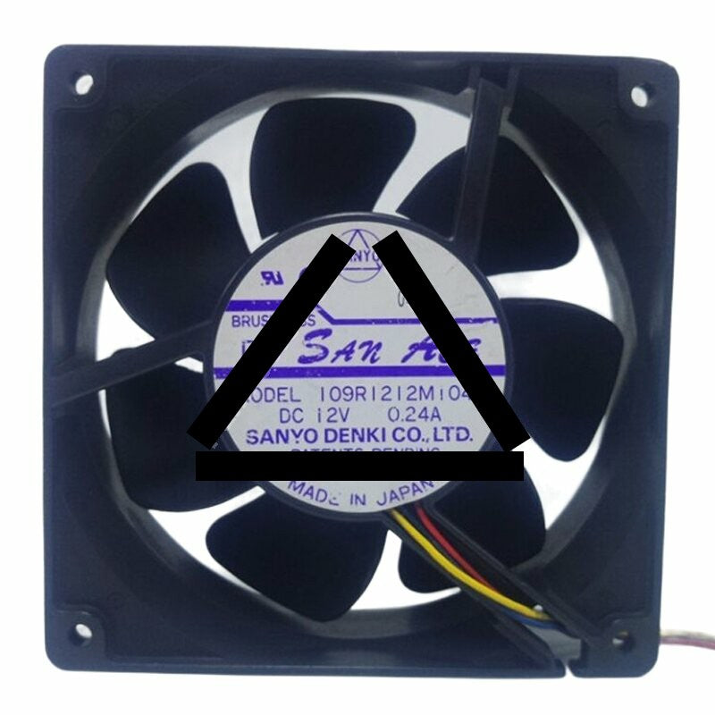 Sanyo Denki 109R1212M1041 DC 12V 0.24A 12038 Axial Cooling Fan