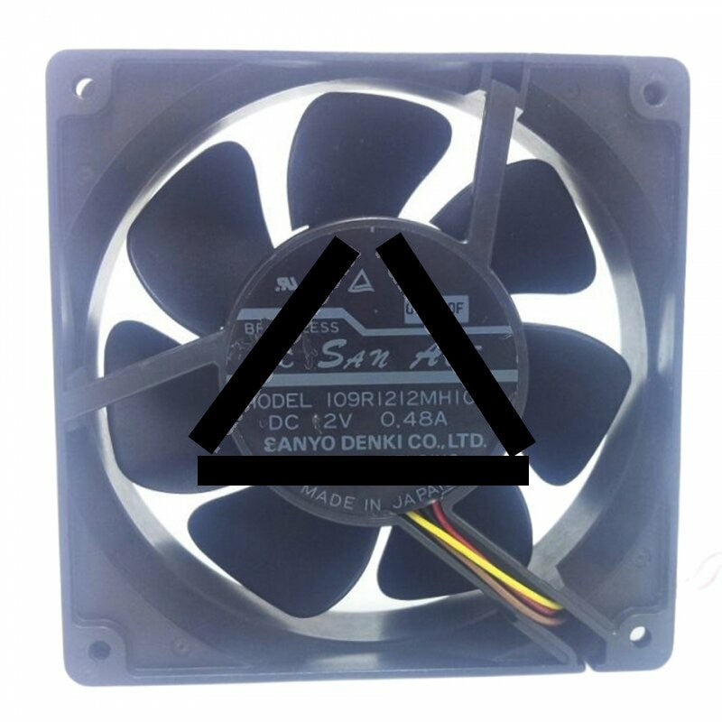 Sanyo Denki 109R1212MH104 DC 12V 0.48A 12038 Axial Brushless Cooling Fan