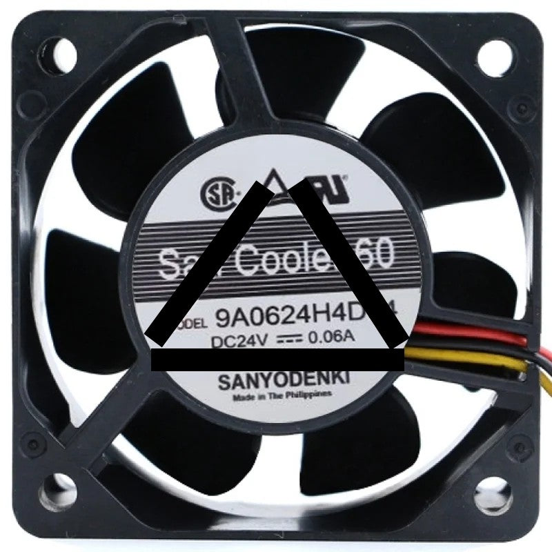 Sanyo Denki 9A0624H4D04 24V 0.06A 6025 Axial Fan