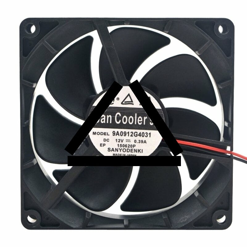 Sanyo Denki 9A0912G4031 DC 12V 0.39A 2 Wires / 3 Wires / 4 Wires Axial Cooling Fan
