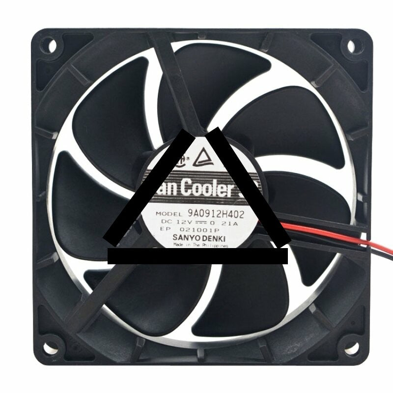 Sanyo Denki 9A0912H402 DC 12V 0.21A 2 Wires / 3 Wires / 4 Wires Axial Cooling Fan