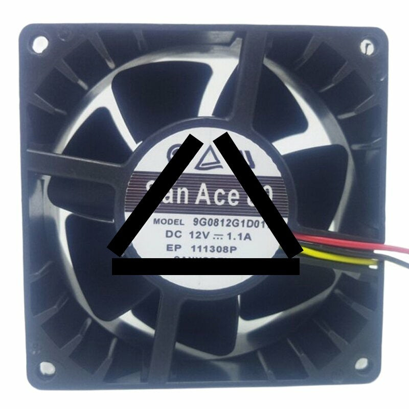 Sanyo Denki 9G0812G1D011 DC 12V 1.1A 8038 Axial Cooling Fan