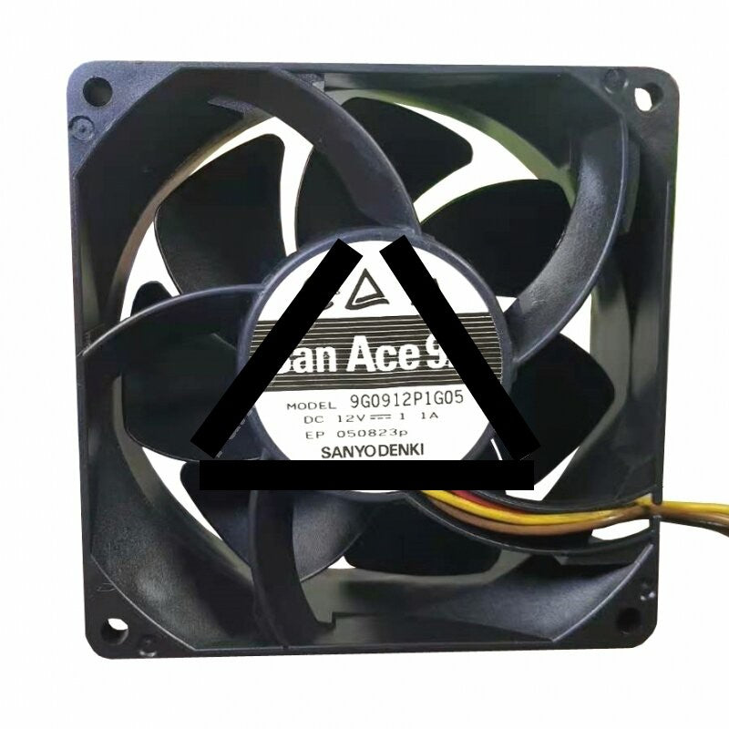 Sanyo Denki 9G0912P1G05 DC 12V 1.1A 2 Wires / 3 Wires / 4 Wires Axial Cooling Fan