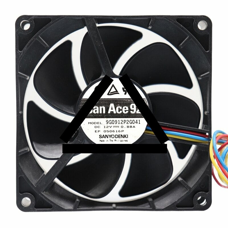Sanyo Denki 9G0912P2G041 DC 12V 0.88A 9032 Axial Cooling Fan