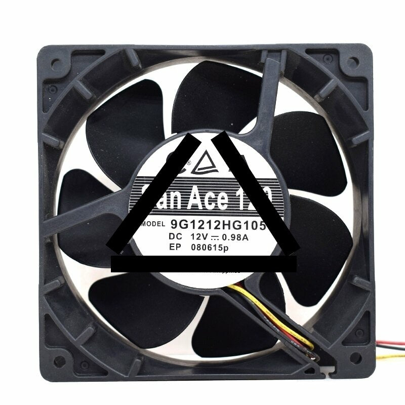 Sanyo Denki 9G1212HG105 DC 12V 0.98A 2 Wires / 3 Wires / 4 Wires Axial Cooling Fan