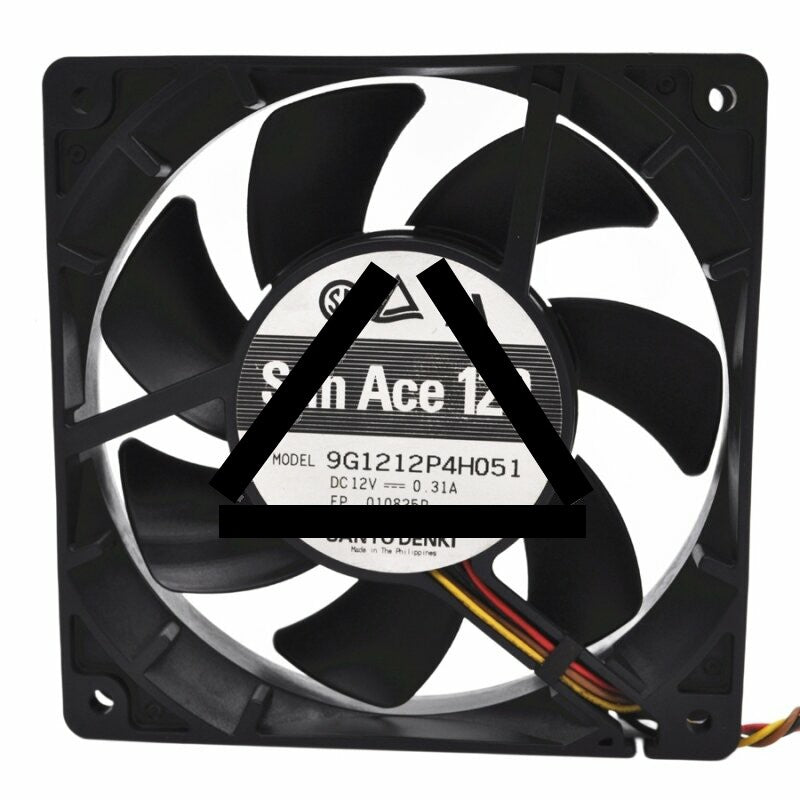 Sanyo Denki 9G1212P4H051 DC 12V 0.31A 12025 Axial Cooling Fan