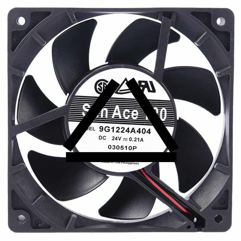 Sanyo Denki 9G1224A404 DC 24V 0.21A 2 / 3 Wires 12025 Axial Fan