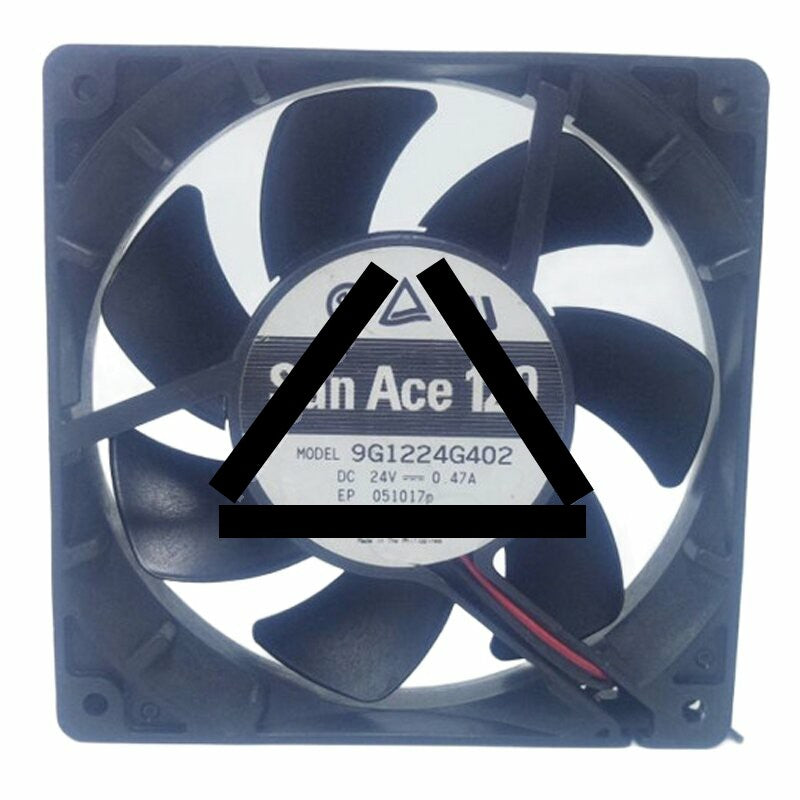 Sanyo Denki 9G1224G402 DC 24V 0.47A 12025 Axial Cooling Fan