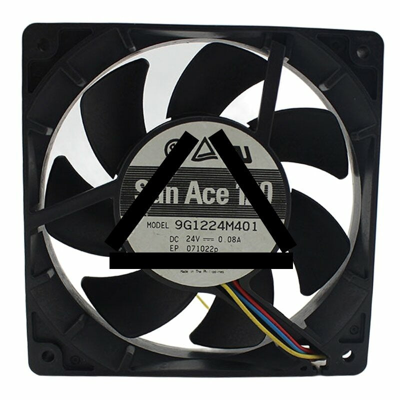 Sanyo Denki 9G1224M401 DC 24V 0.08A 12025 Axial Cooling Fan