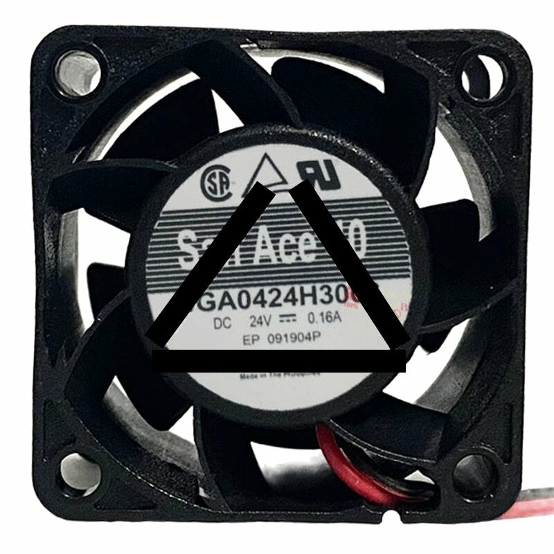 Sanyo Denki 9GA0424H3003 DC 24V 0.16A 4028 Axial Cooling Fan