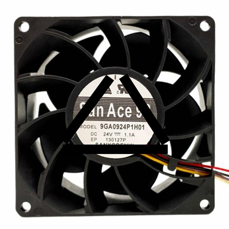 Sanyo Denki 9GA0924P1H01 DC 24V 1.1A 9238 Axial Cooling Fan