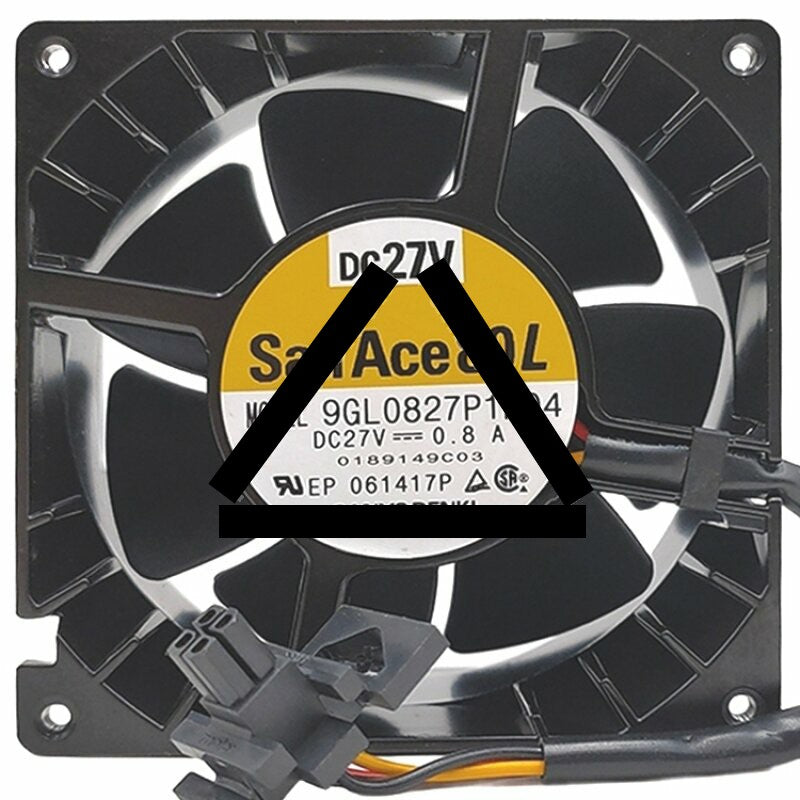 Sanyo Denki 9GL0827P1K04 DC 27V 0.8A 8038 Axial Cooling Fan