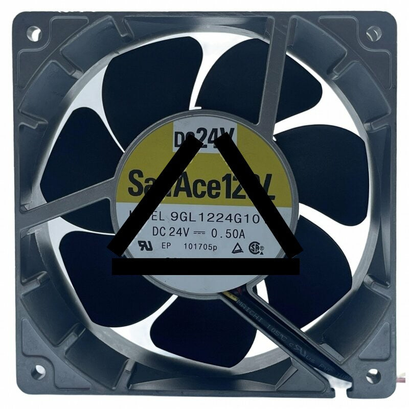 Sanyo Denki 9GL1224G101 DC 24V 0.50A 3 Wires 12038 Axial Cooling Fan
