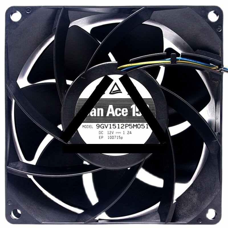 Sanyo Denki 9GV1512P5M051 DC 12V 1.2A 2 Wires / 3 Wires / 4 Wires Axial Cooling Fan
