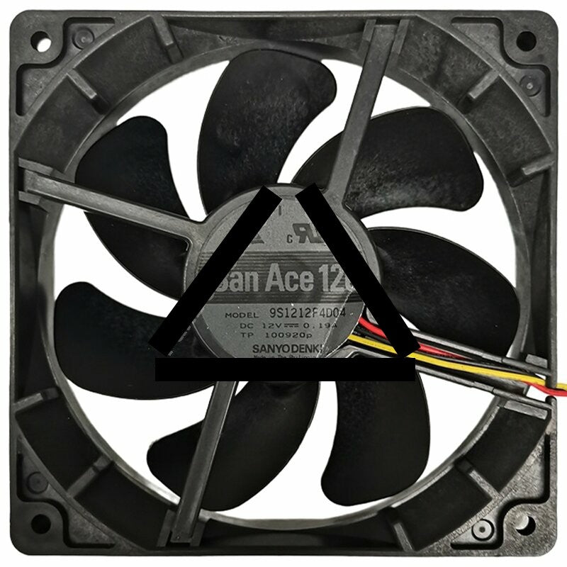 Sanyo Denki 9S1212F4D04 DC 12V 0.19A 2 / 3 / 4 Wires 12025 Axial Fan