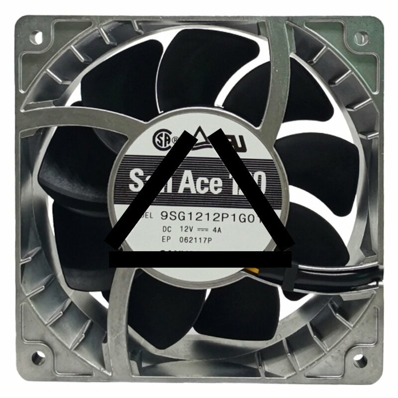 Sanyo Denki 9SG1212P1G01 DC 12V 4A 2 Wires / 3 Wires / 4 Wires Axial Cooling Fan