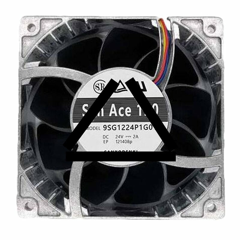 Sanyo Denki 9SG1224P1G01 DC 24V 2A 12038 Axial Cooling Fan