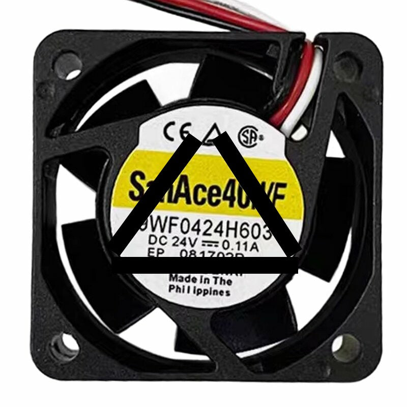 Sanyo Denki 9WF0424H603 DC 24V 0.11A 4020 Axial Cooling Fan
