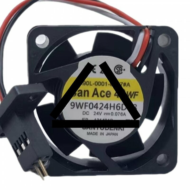 Sanyo Denki 9WF0424H6D03 DC 24V 0.076A 4020 Axial Cooling Fan