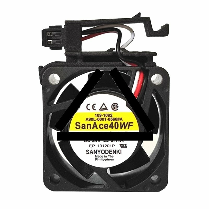 Sanyo Denki 9WF0424S604B A90L-0001-0566#A DC 24V 0.11A 3 Wires Axial Cooling Fan
