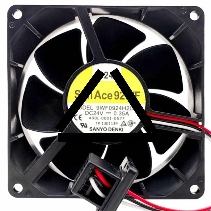 Sanyo Denki 9WF0924H205 A90L-0001-0577 DC 24V 0.35A Axial Cooling Fan