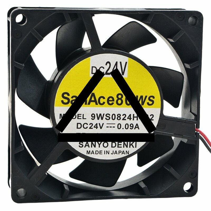 Sanyo Denki 9WS0824H402 DC 24V 0.09A 8025 Axial Cooling Fan