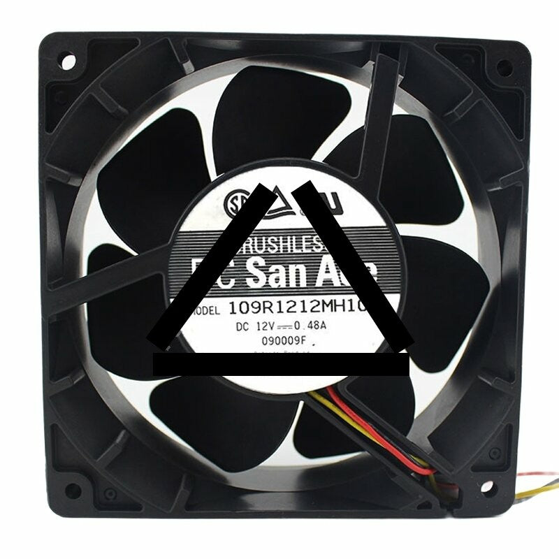 Sanyo Denki DC San Ace 109R1212MH108 DC 12V 0.48A 12038 Axial Brushless Cooling Fan