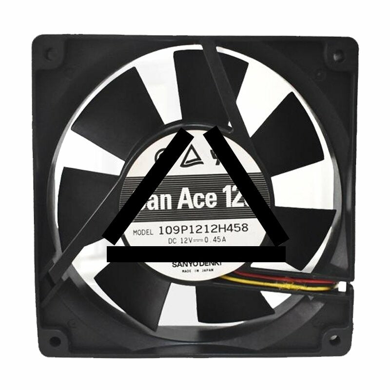 Sanyo Denki San Ace 120 109P1212H458 DC 12V 0.45A 12025 Axial Cooling Fan