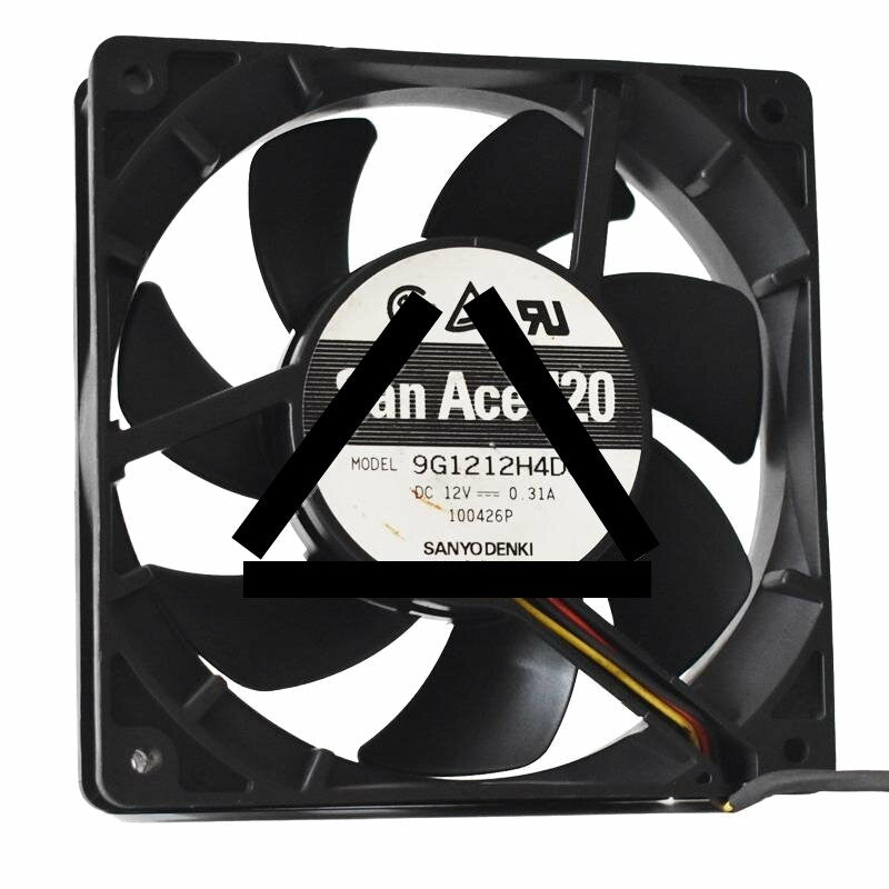 Sanyo Denki San Ace 120 9G1212H4D01 DC 12V 0.31A 12025 Axial Cooling Fan