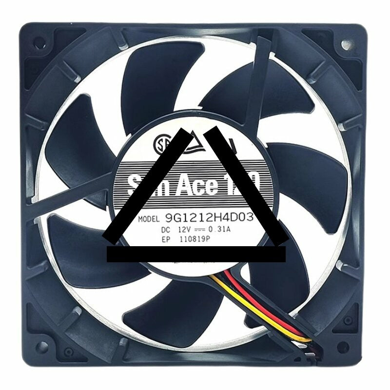 Sanyo Denki San Ace 120 9G1212H4D03 DC 12V 0.31A 12025 Axial Cooling Fan