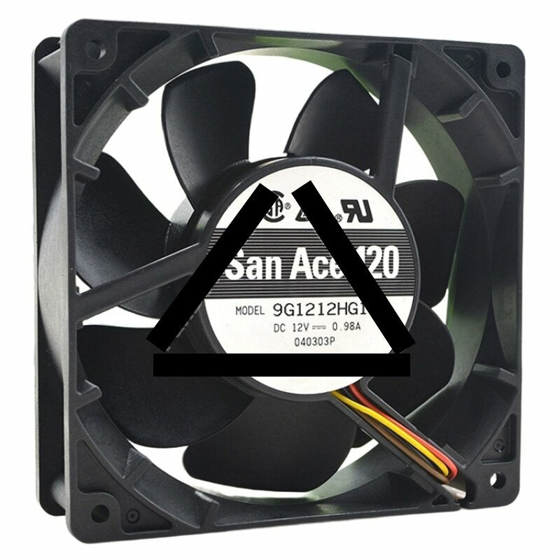 Sanyo Denki San Ace 120 9G1212HG106 DC 12V 0.98A 12038 Axial Cooling Fan