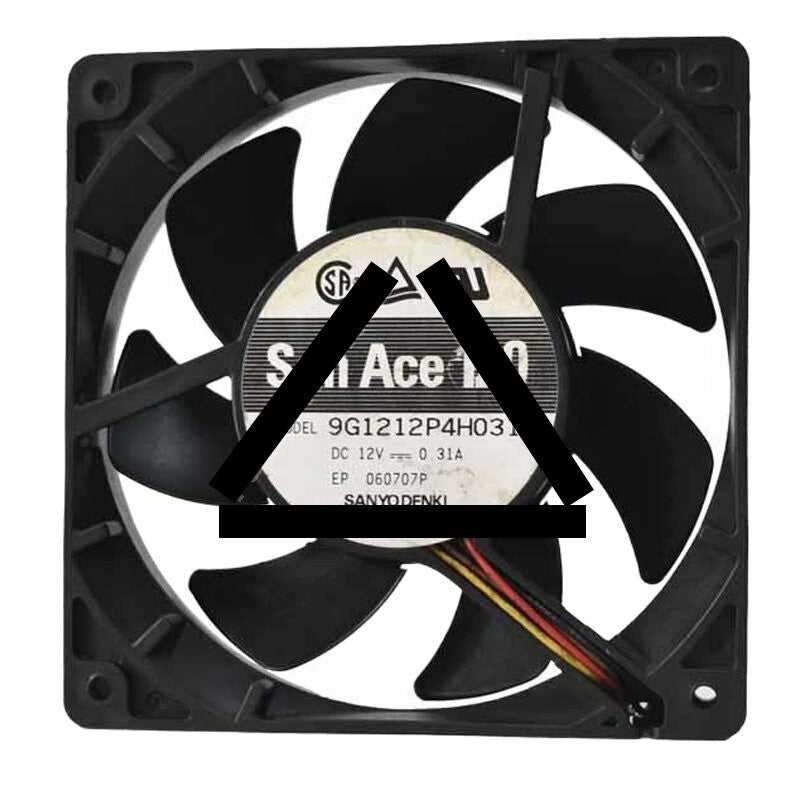 Sanyo Denki San Ace 120 9G1212P4H031 DC 12V 0.31A 12025 Axial Cooling Fan