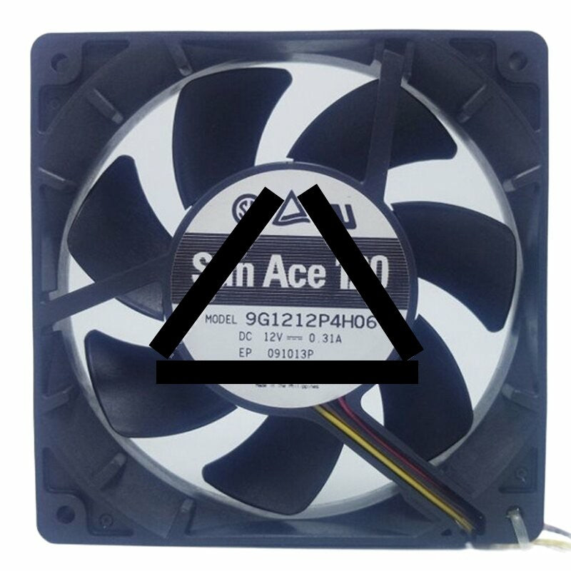 Sanyo Denki San Ace 120 9G1212P4H06 DC 12V 0.31A 12025 Axial Cooling Fan