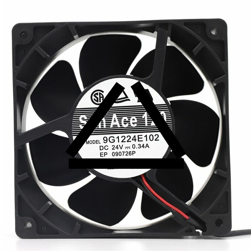 Sanyo Denki San Ace 120 9G1224E102 DC 12V 0.34A 2 Wires / 3 Wires / 4 Wires Axial Cooling Fan