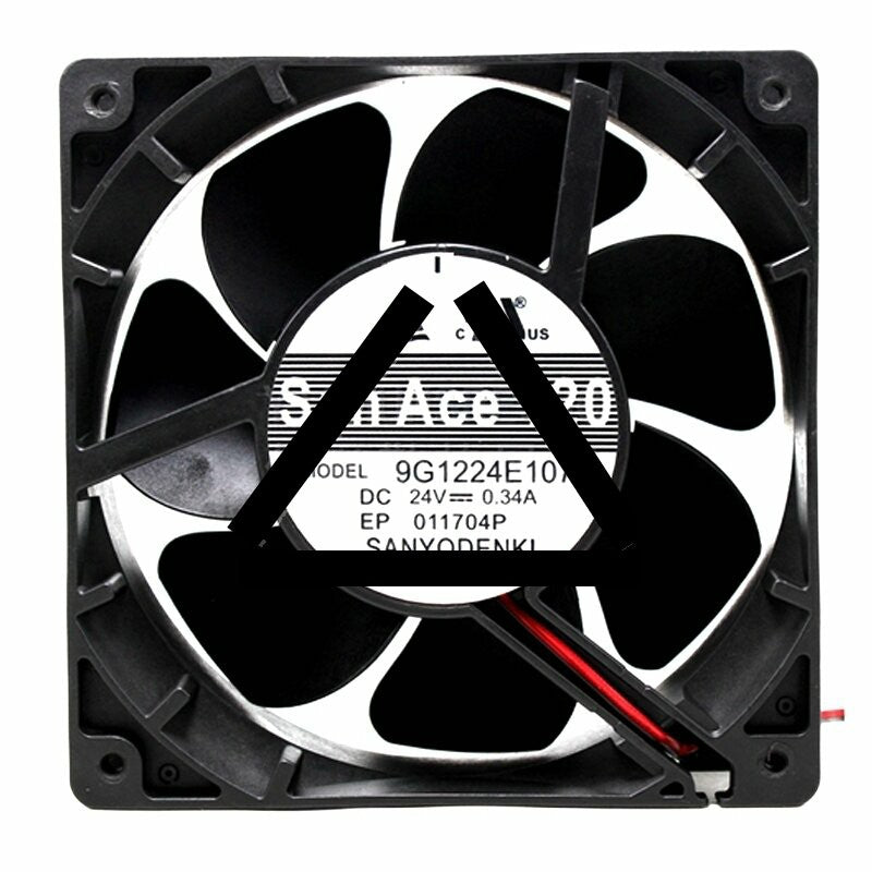 Sanyo Denki San Ace 120 9G1224E107 DC 24V 0.34A 12038 Axial Cooling Fan