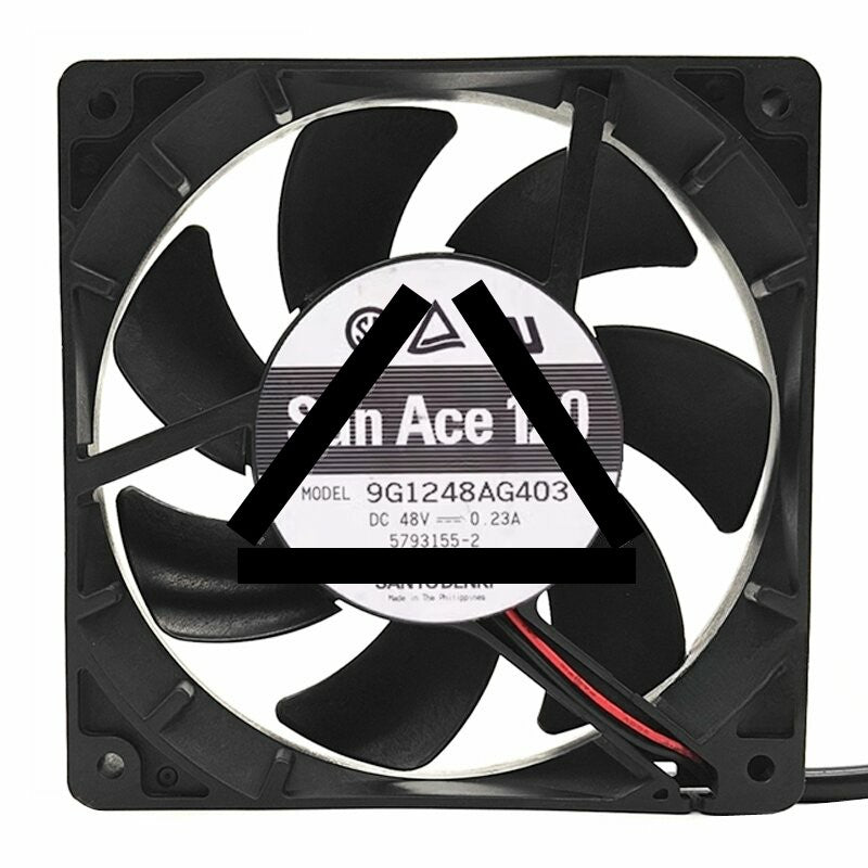Sanyo Denki San Ace 120 9G1248AG403 DC 48V 0.23A 12025 Axial Cooling Fan