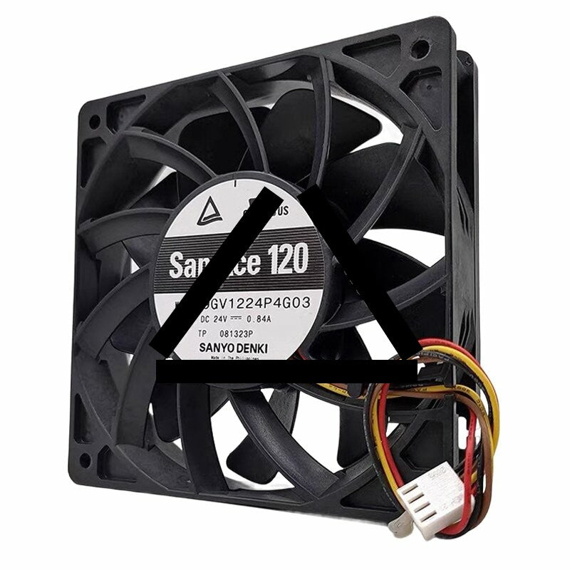 Sanyo Denki San Ace 120 9GV1224P4G03 DC 24V 0.84A 12025 Axial Cooling Fan
