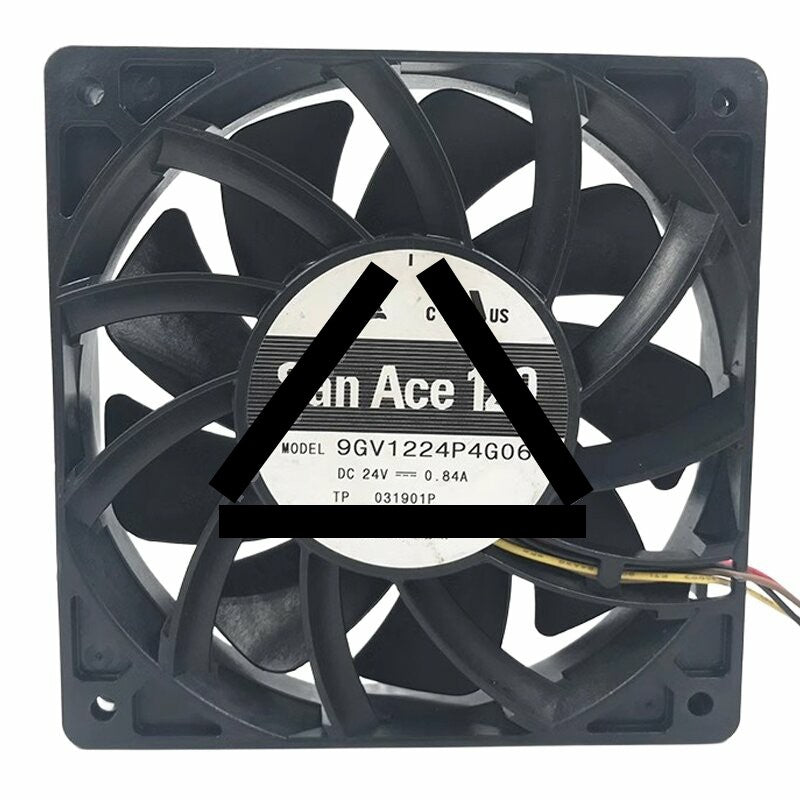 Sanyo Denki San Ace 120 9GV1224P4G06 DC 24V 0.84A 12025 Axial Cooling Fan