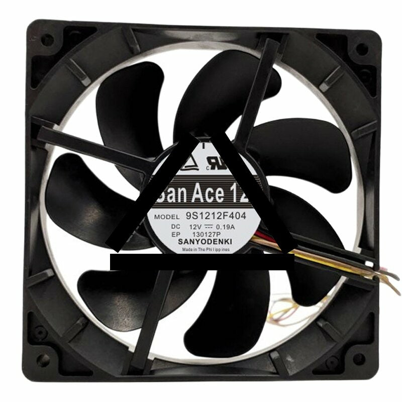 Sanyo Denki San Ace 120 9S1212F404 DC 12V 0.19A 12025 Axial Cooling Fan