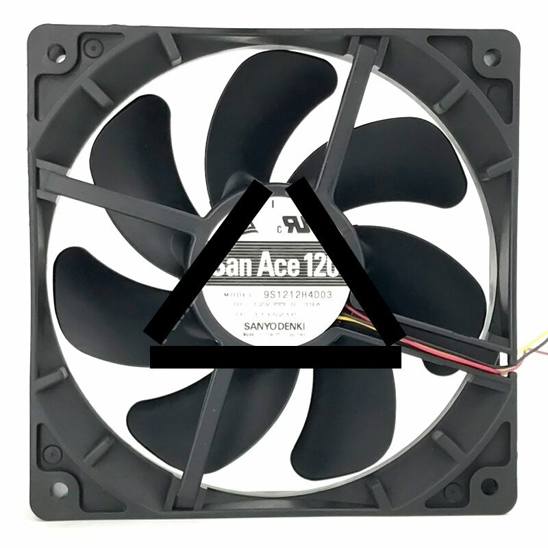 Sanyo Denki San Ace 120 9S1212H4D03 DC 12V 0.39A 12025 Axial Cooling Fan