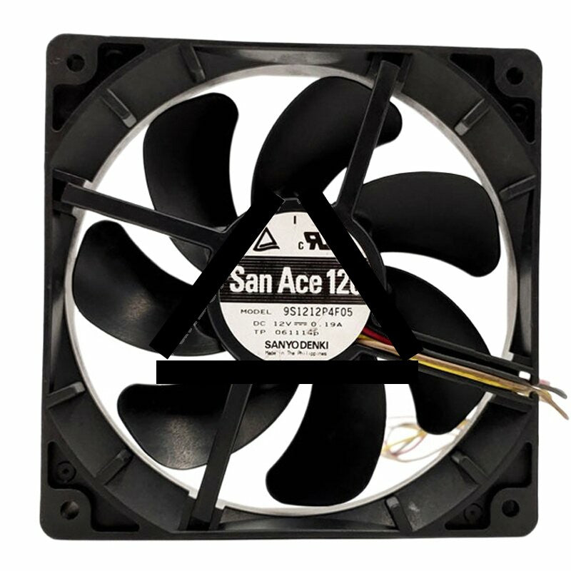 Sanyo Denki San Ace 120 9S1212P4F05 DC 12V 0.19A 12025 Axial Cooling Fan