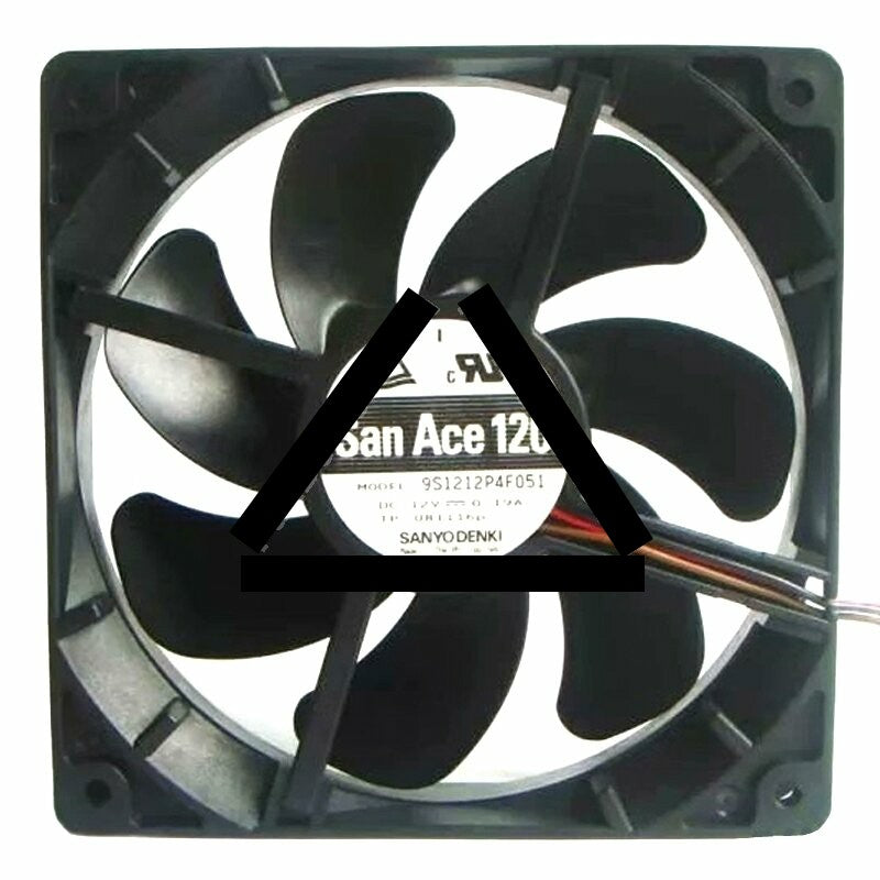 Sanyo Denki San Ace 120 9S1212P4F051 DC 12V 0.19A 12025 Axial Cooling Fan