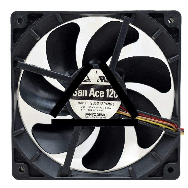 Sanyo Denki San Ace 120 9S1212P4M61 DC 12V 0.13A 12025 Axial Cooling Fan