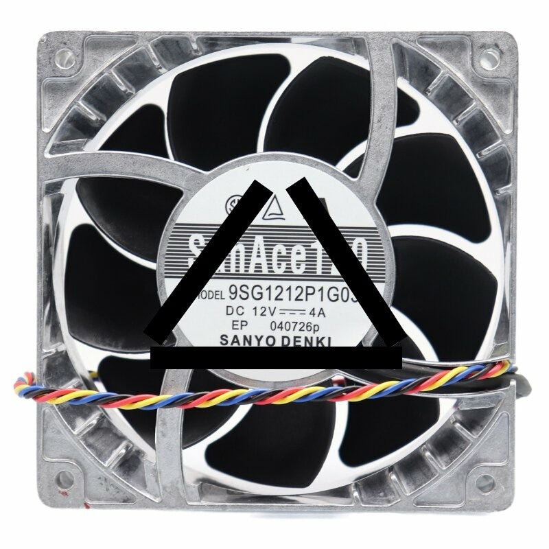 Sanyo Denki San Ace 120 9SG1212P1G03 DC 12V  4A 12038 Axial Cooling Fan