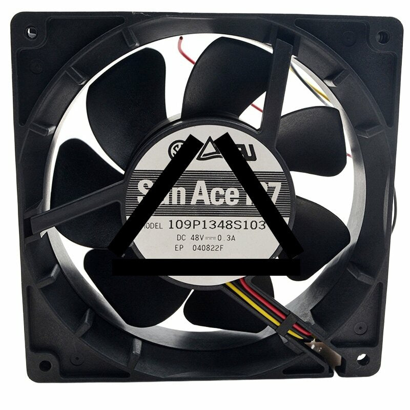 Sanyo Denki San Ace 127 109P1348S103 DC 48V 0.3A 12738 Axial Cooling Fan