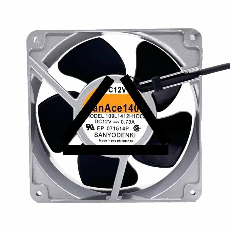Sanyo Denki San Ace 140L 109L1412H1D03 DC 12V 0.73A 14050 Axial Cooling Fan