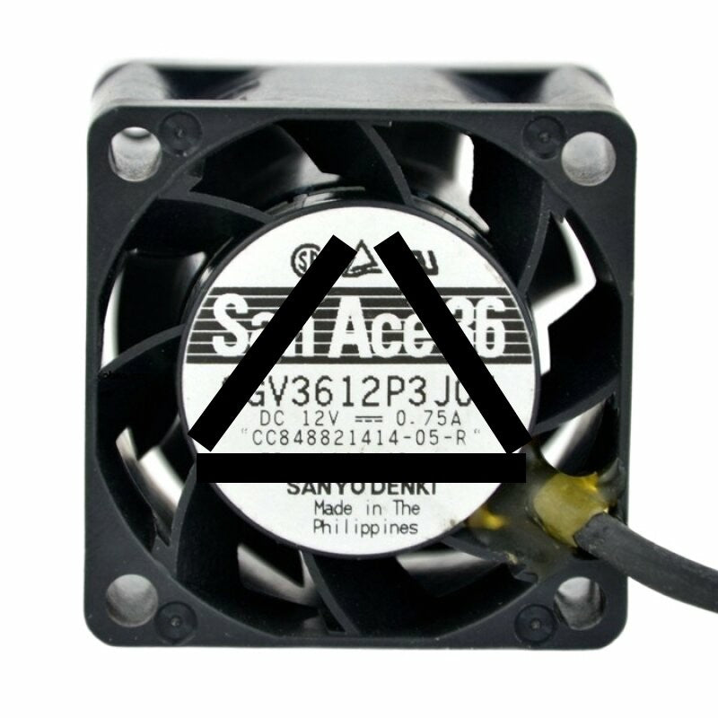 Sanyo Denki San Ace 36 9GV3612P3J04 DC 12V 0.75A 2 Wires / 3 Wires / 4 Wires Axial Cooling Fan